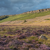 Buy canvas prints of Carhead Rocks to Stanage Edge by James Grant