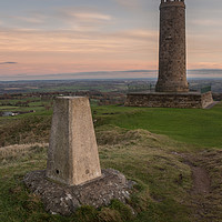 Buy canvas prints of Crich Stand Sunset by James Grant