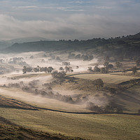 Buy canvas prints of The Dove Valley near Crowdecote by James Grant