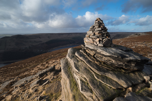Fox Stone Cairn Print by James Grant