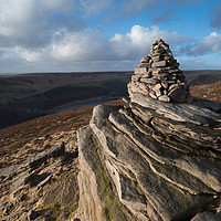 Buy canvas prints of Fox Stone Cairn by James Grant