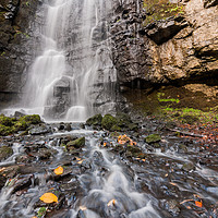 Buy canvas prints of Swallet Falls Autumn by James Grant