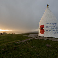 Buy canvas prints of White Nancy Sunset by James Grant
