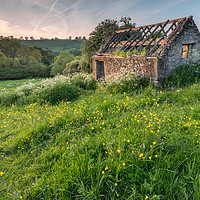 Buy canvas prints of Winster Barn by James Grant