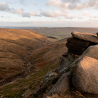 Buy canvas prints of Crowden Head by James Grant
