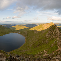 Buy canvas prints of Striding Edge Sunset by James Grant