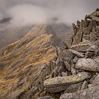 Buy canvas prints of Bristly Ridge to Tryfan by James Grant