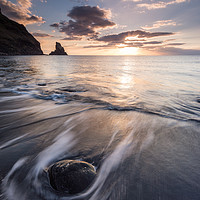 Buy canvas prints of Talisker Bay Sunset by James Grant