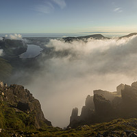 Buy canvas prints of Great Gable Gully Inversion by James Grant