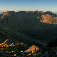 Buy canvas prints of Great Gable Sunrise by James Grant