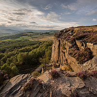 Buy canvas prints of Millstone Edge Sunset by James Grant