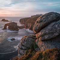 Buy canvas prints of Lands End Sunset by James Grant