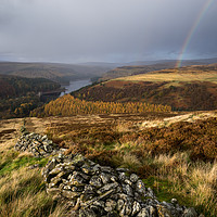 Buy canvas prints of Abbey Bank Rainbow -  by James Grant
