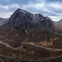Buy canvas prints of Beinn A'Chrulaiste Panoramic   by James Grant