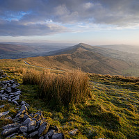 Buy canvas prints of Mam Tor Frost by James Grant