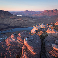 Buy canvas prints of Sgorr Tuath Sunset  by James Grant