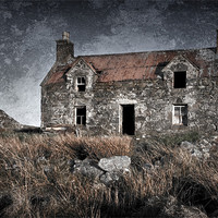 Buy canvas prints of The Abandoned Croft by Paul Davis
