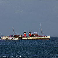 Buy canvas prints of PS Waverley Paddle Steamer by kelly Draper