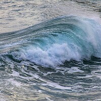 Buy canvas prints of Curling wave by kelly Draper