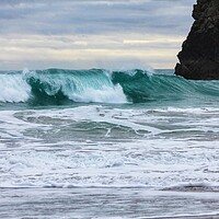 Buy canvas prints of Aqua waves  by kelly Draper