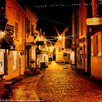 Buy canvas prints of Cobbled  street by kelly Draper