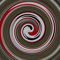 Buy canvas prints of abstract sign swirl by kelly Draper