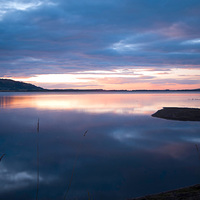 Buy canvas prints of  Sunrise on Loch Leven by Stuart Jack