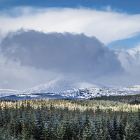 Buy canvas prints of  Highland Range by Stuart Jack