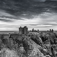 Buy canvas prints of Dunnottar Castle: A Ruined Fortress by the Sea by Stuart Jack
