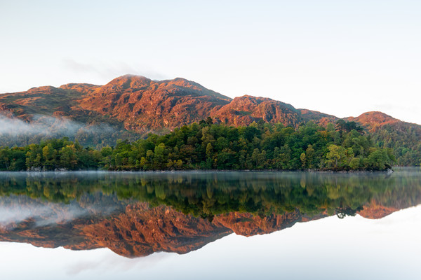 Serene Highland Reflection Picture Board by Stuart Jack