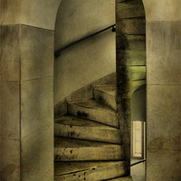 Buy canvas prints of spiral staircase 2 by Heather Newton