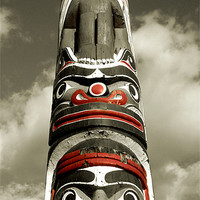 Buy canvas prints of totem by Heather Newton