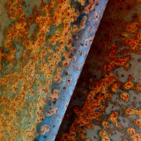 Buy canvas prints of abstract rust by Heather Newton