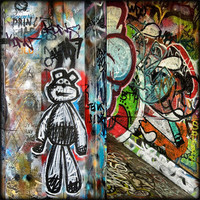 Buy canvas prints of graffiti ted by Heather Newton