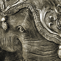 Buy canvas prints of carved elephant 2 by Heather Newton