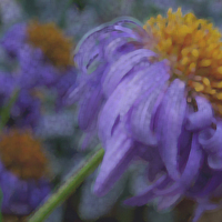 Buy canvas prints of dreaming in purple by Heather Newton
