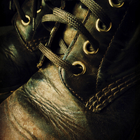 Buy canvas prints of  old boots by Heather Newton