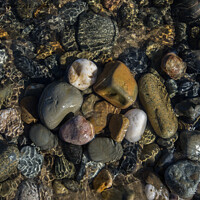Buy canvas prints of Pebbles and ripples by Pete Hemington