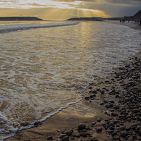 Buy canvas prints of Sidmouth Beach by Pete Hemington