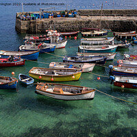 Buy canvas prints of Fishing boats at Coverack by Pete Hemington