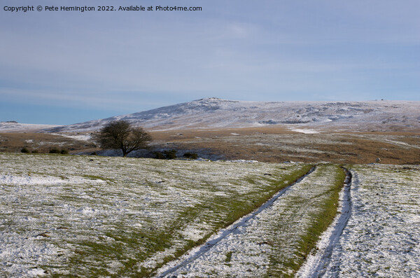 North Dartmoor in Winter Picture Board by Pete Hemington