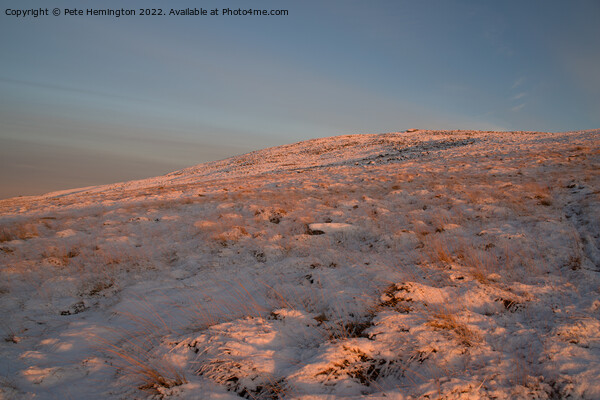 Snowy Moorland on Dartmoor Picture Board by Pete Hemington