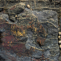 Buy canvas prints of Rock Study at Crackington Haven by Pete Hemington
