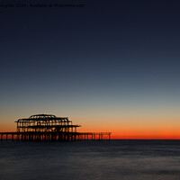 Buy canvas prints of Brighton Old West Pier by Pete Hemington