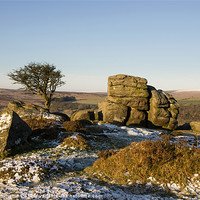 Buy canvas prints of Holwell Tor on Dartmoor by Pete Hemington