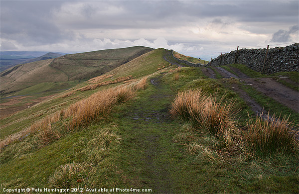 Rushup Edge in the Peak District Picture Board by Pete Hemington