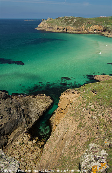 Nanjizal Beach - Cornwall Picture Board by Pete Hemington