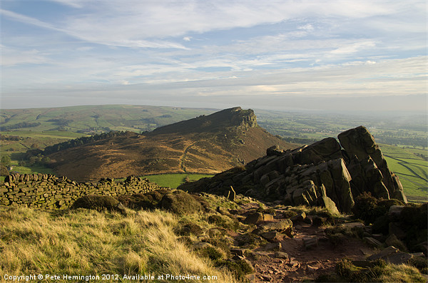 The Roaches and Hen Cloud Picture Board by Pete Hemington