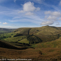 Buy canvas prints of Edale and Grindslow Knoll by Pete Hemington