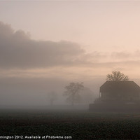 Buy canvas prints of Mist in the Exe valley by Pete Hemington